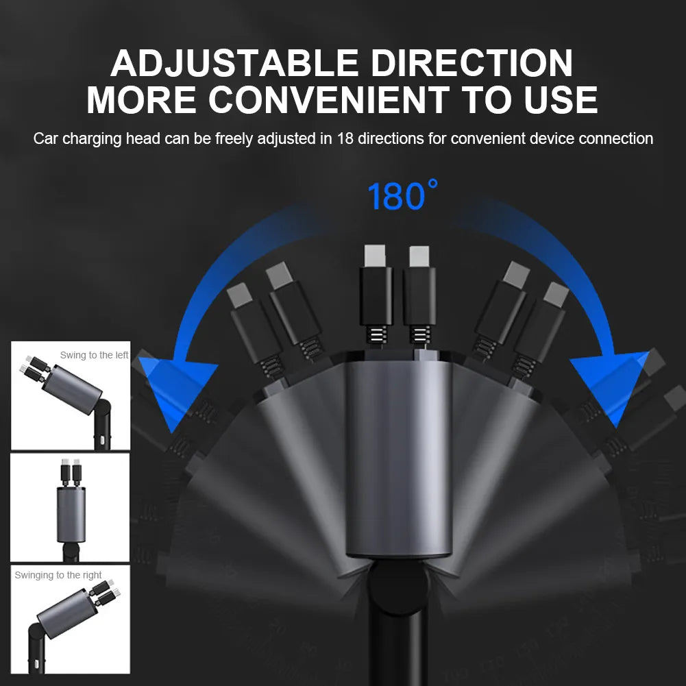 Luxinsly™ Retractable Car Charger